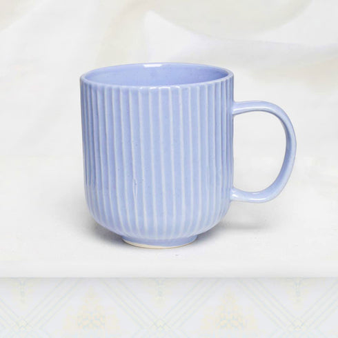 Pastel Fringe Blue Coffee Mug (Set of 4) - The Earth Store - Mug Set