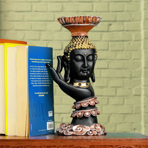 Peaceful Palm Buddha Stand - The Earth Store - home decor
