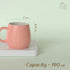 Pink Ceramic Ovule Shape Cups Set of 6 (Set of 6) - The Earth Store - Cup Sets