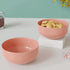 Pink Marble Ceramic Bowl Set Of 4 - The Earth Store - Bowl