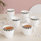 Royal White Bone China Tea Cup Set Of 6 - The Earth Store - Tea Cups