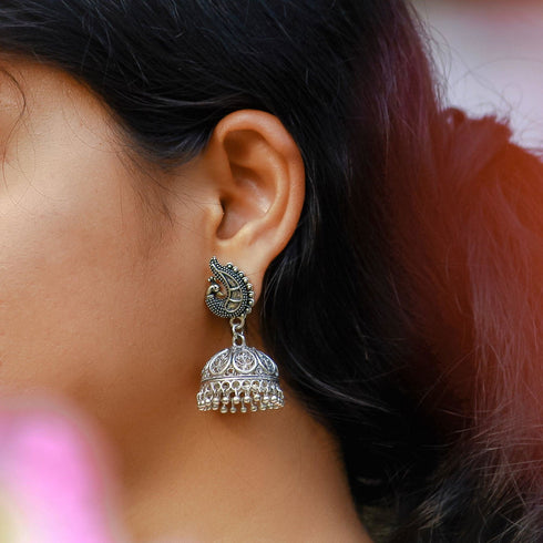 Silver Mor Mold Earring - The Earth Store - Fashion Accessories