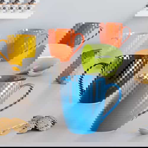 Solid Multicolor Coffee Mug (Set of 6) - The Earth Store - Mugs