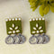 Square Coin Drop Earrings - The Earth Store - Fashion Accessories