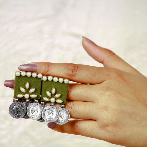 Square Coin Drop Earrings - The Earth Store - Fashion Accessories