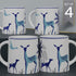 Stag Blue Coffee Mug Set (Set of 4) - The Earth Store - Mug Set