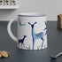 Stag Blue Coffee Mug (Set of 2) - The Earth Store - Mugs
