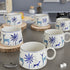 Stag Blue Tea Cups (Set of 6) - The Earth Store - Cup Sets