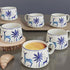 Stag Blue Tea Cups (Set of 6) - The Earth Store - Cup Sets