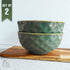 Studio Pottery Green Ceramic Snack Bowls Set of 2 - The Earth Store - Bowl