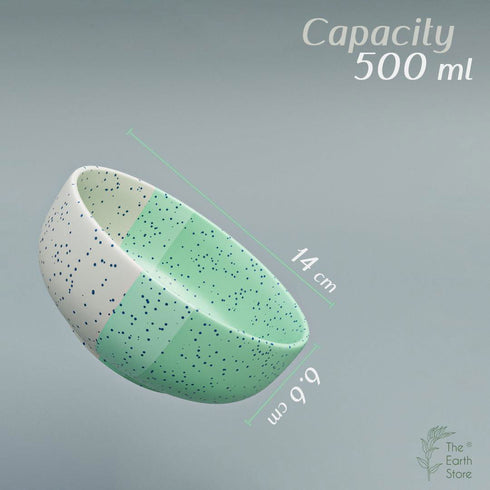 TT Green Ceramic Bowl Set Of 2 - The Earth Store - Bowl