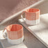 Tritone Pink Frontier Tea Cups Set of 6 - The Earth Store - Cup Sets