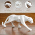 White Jaguar with Geometrical Pattern - The Earth Store - home decor