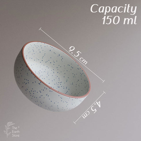 White Matte Ceramic Dinner Set - 12 pieces ( 6 Plates + 6 Bowls ) - The Earth Store - Dinnerware