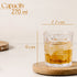 Knitted Transparent Whisky Glass Set of 6, 270 ML