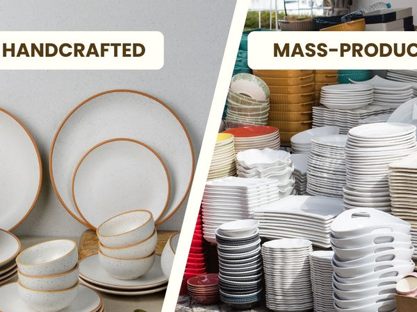 Handcrafted vs. Mass-Produced Ceramics: What’s the Difference?
