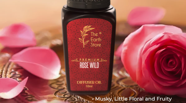 Unleashing the Aromatic Charm of Rose Wild Diffuser Oil - The Earth Store