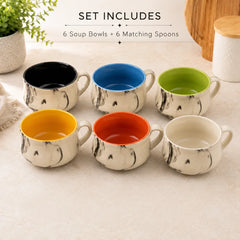 Italian Soup Bowls (Set of 6)