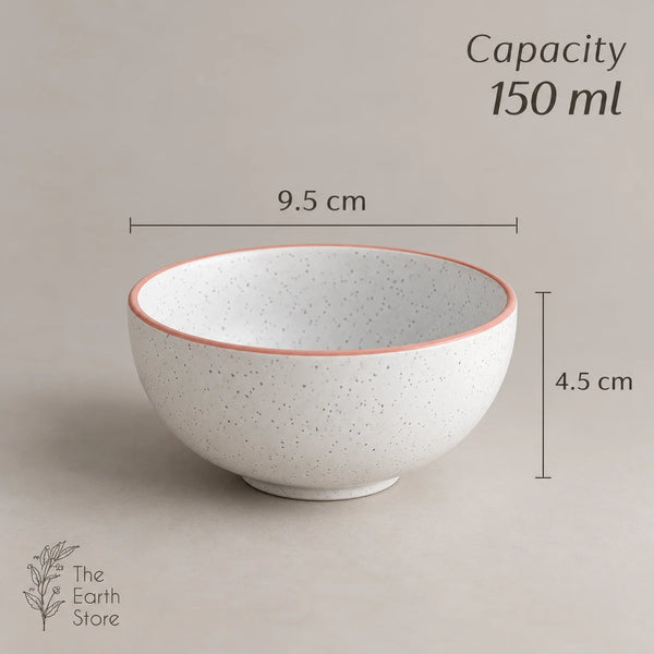 White Matte Ceramic Dinner Set - 8 pieces