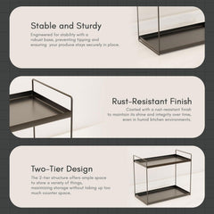 Tier Standing Spice Rack - The Earth Store - Organiser