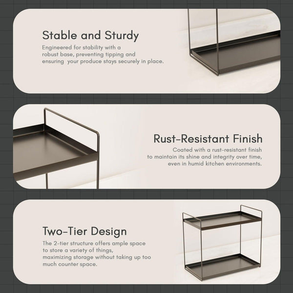 Tier Standing Spice Rack - The Earth Store - Organiser