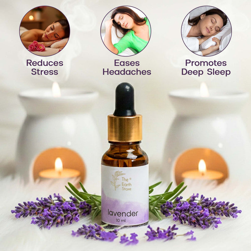Lavender Premium Aroma Diffuser Oil (10ml) – Calm & Sleep Support