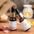 Lemon Dew & Rose Aroma Diffuser Oil Set (10ml Each) – Energizing Floral Duo