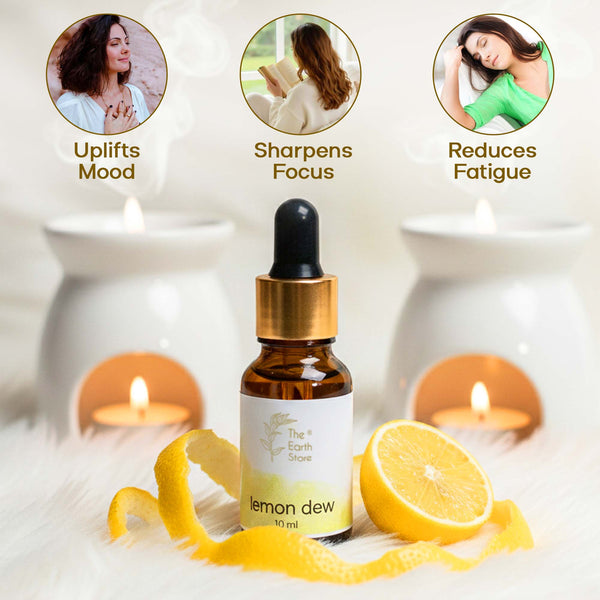 Lemon Dew Premium Aroma Diffuser Oil (10ml)
