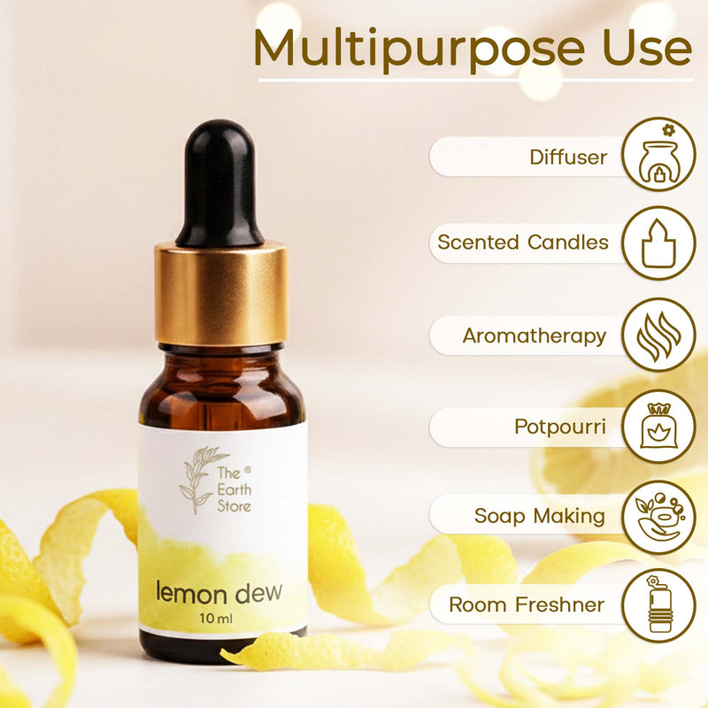 Lemon Dew Premium Aroma Diffuser Oil (10ml)