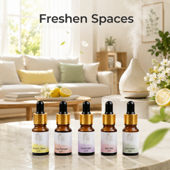 Electric Buddha Ceramic Aroma Diffuser & 5 Essential Aroma Oils Set