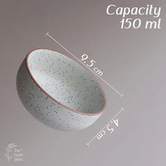 White Matte Brown 10-Inch Ceramic Plate & Bowl Set