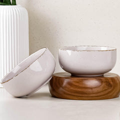 Lavender Marble Snack Bowl Set of 2