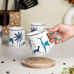 Stag Blue Coffee Mug (Set of 2)