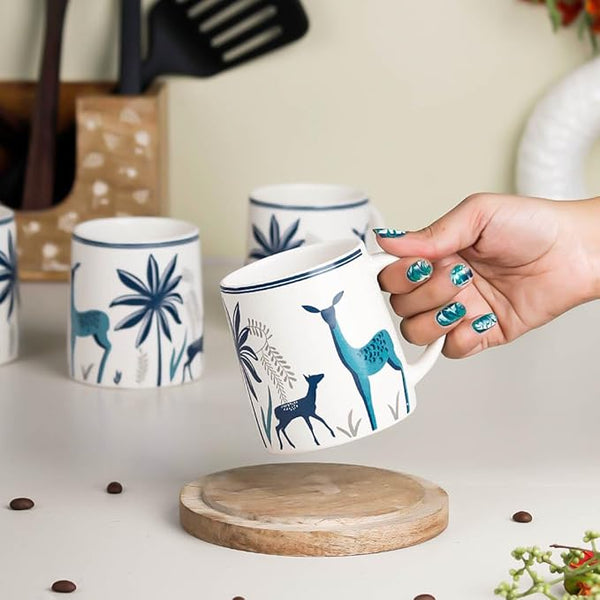 Stag Blue Coffee Mug (Set of 2)