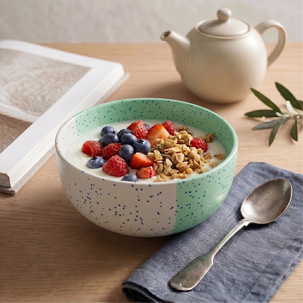 TT Green Ceramic Bowl Set Of 4