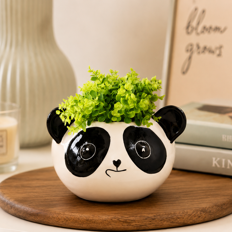 Panda Ceramic Clay Pots