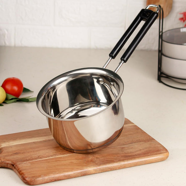 Stainless Steel Saucepan 2000ML – Heavy Gauge Sandwich Base