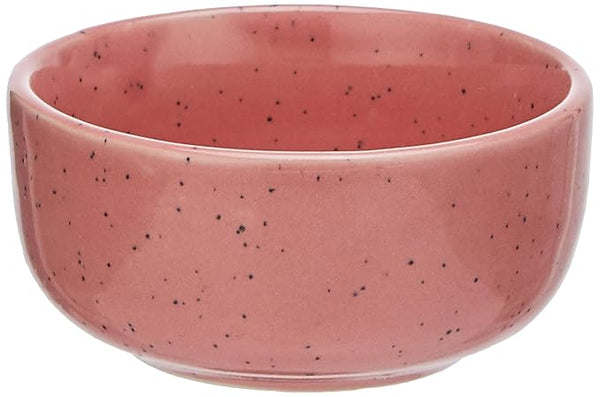 Spiral Pink Ceramic Vegetable Bowl Set of 6 (150ML)