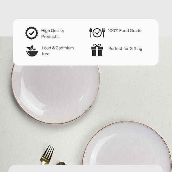 Glossy Lavender Marble Dinner Plates Set of 2