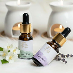 Jasmine & Lavender Aroma Diffuser Oil Set (10ml Each) – Relaxation Duo