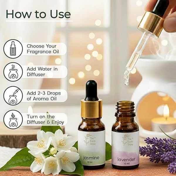 Premium Aroma Diffuser Oil Set - Pack of 5 (50ml)