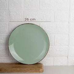 Mint Marble 12-Piece Ceramic Dinner Set For 6