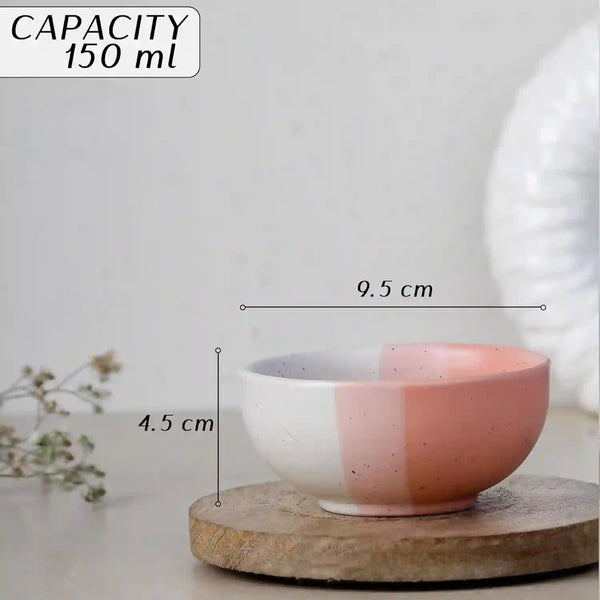 TT Pink Matte 18-Piece Ceramic Dinner Set For 6