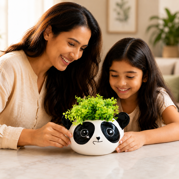 Panda Ceramic Clay Pots