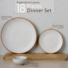 Mint Marble 8-Piece Ceramic Dinner Set For 4