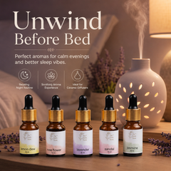 Electric Buddha Ceramic Aroma Diffuser & 5 Essential Aroma Oils Set