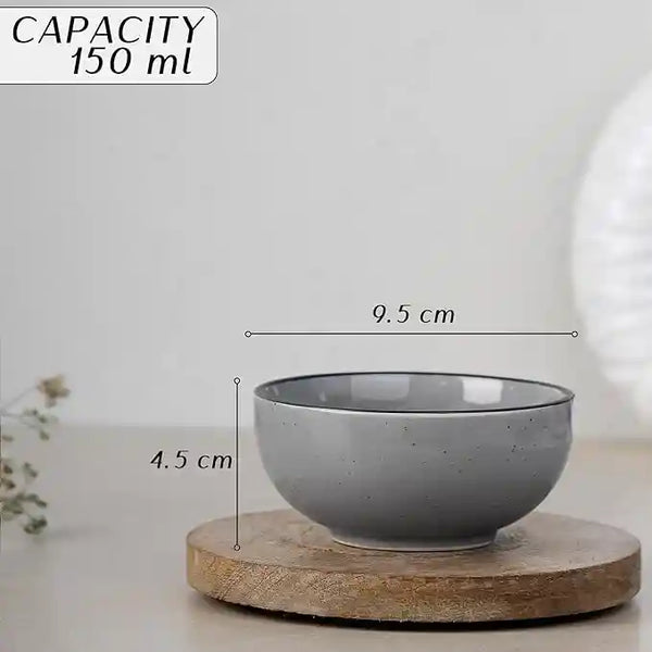 Grey Marble 18-Piece Ceramic Dinner Set For 6