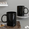 Black Pipe Ceramic Mug Set of 2