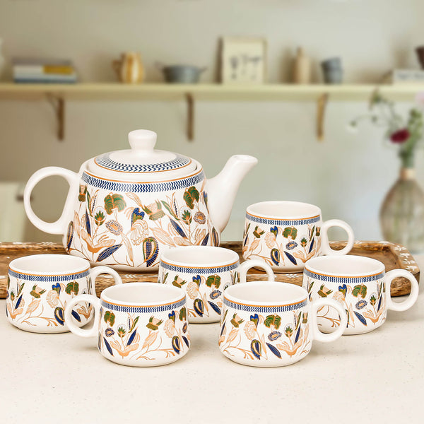 Bronze Petals Morning Tea Set