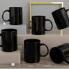 Ceramic Mugs  - Black Pipe Coffee Mug (Set of 6)